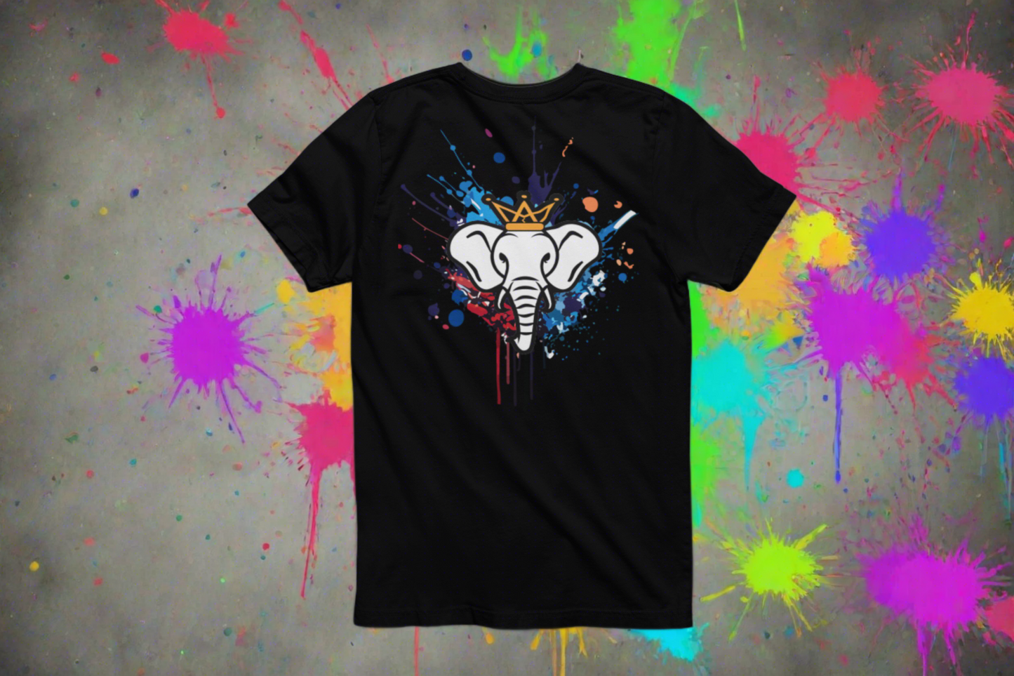 Matriarch Elephant Youth Splatter